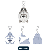 Stray Kids <dominate : Celebrate> Merch (skzoo Keyring Lying Ver.) (wolf Chan)