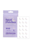 Patchs anti-acné hydrocolloïdes en forme de lune