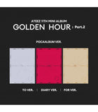 Ateez 11th Mini Album Golden Hour Part2 Poca Ver (3 type Random)