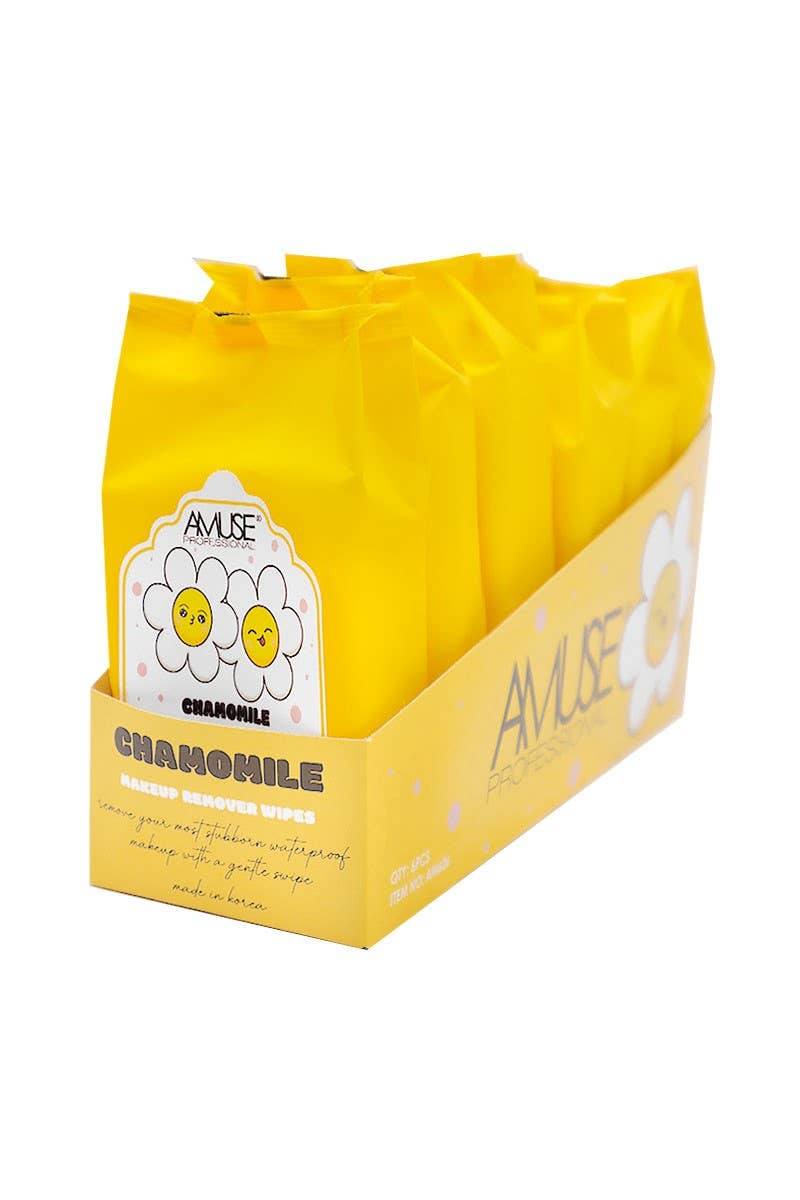 Lingettes démaquillantes à la camomille AMUSE