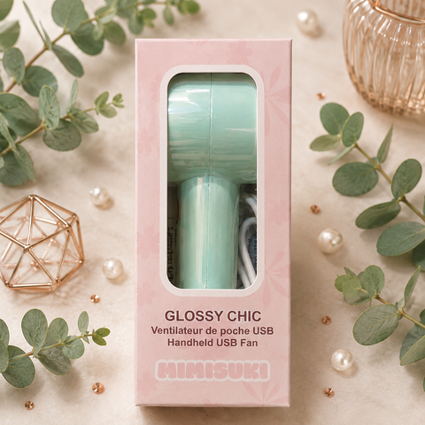 Mini ventilateur: Vert clair