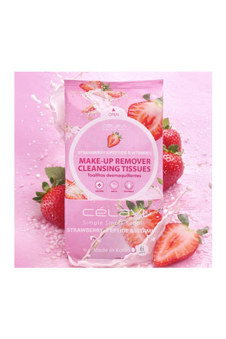 Strawberry + Vitamin C Makeup Wipes