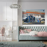 Affiche des BTS à la station-service