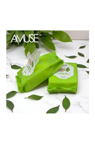 Lingettes démaquillantes au thé vert