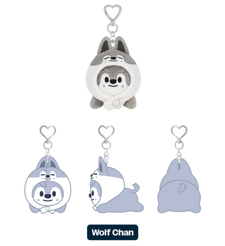 Stray Kids <dominate : Celebrate> Merch (skzoo Keyring Lying Ver.) (wolf Chan)