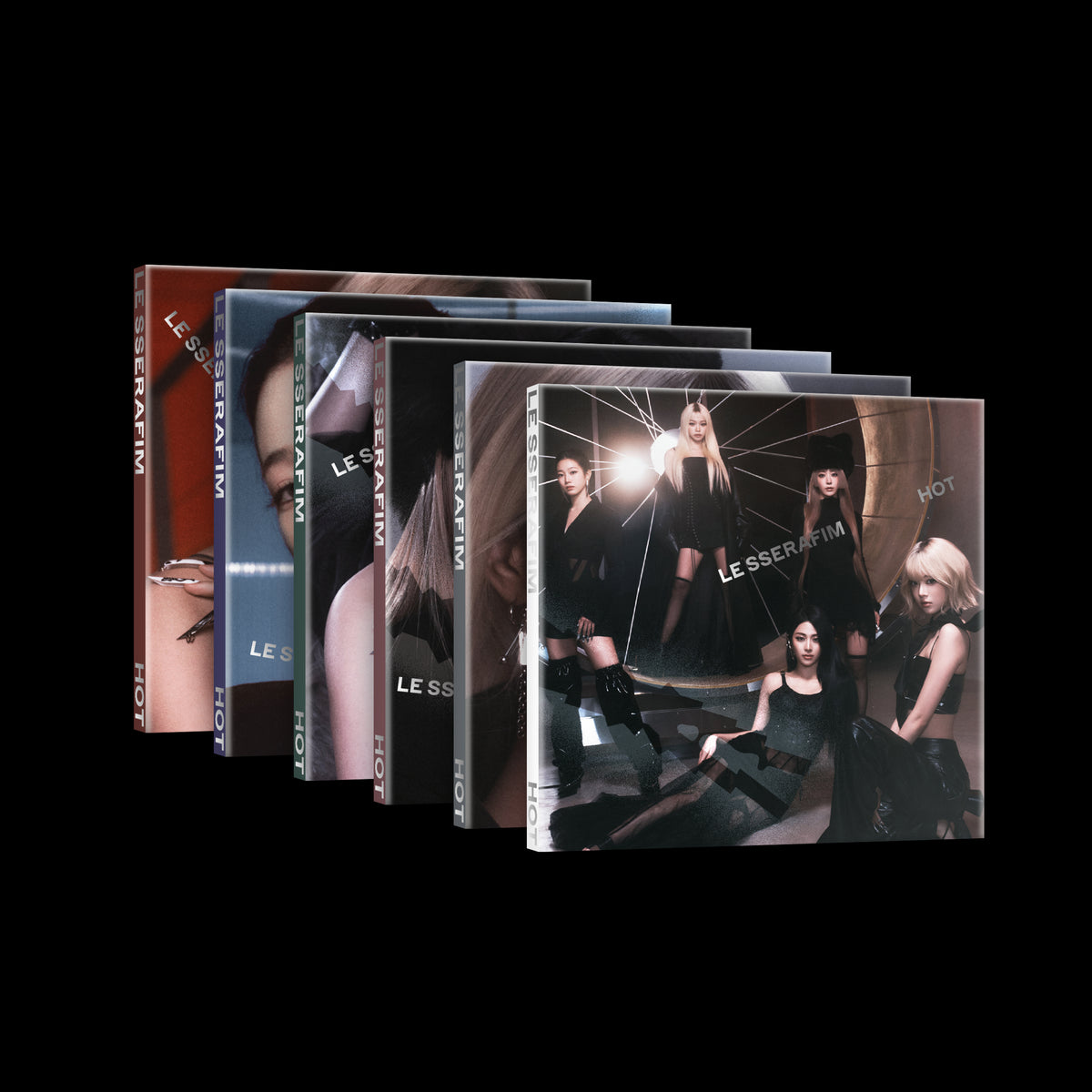 LE Sserafim - 5th Mini Album 'hot' (compact Ver.) (6 Types Random)