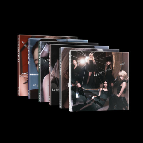 LE Sserafim - 5th Mini Album 'hot' (compact Ver.) (6 Types Random)