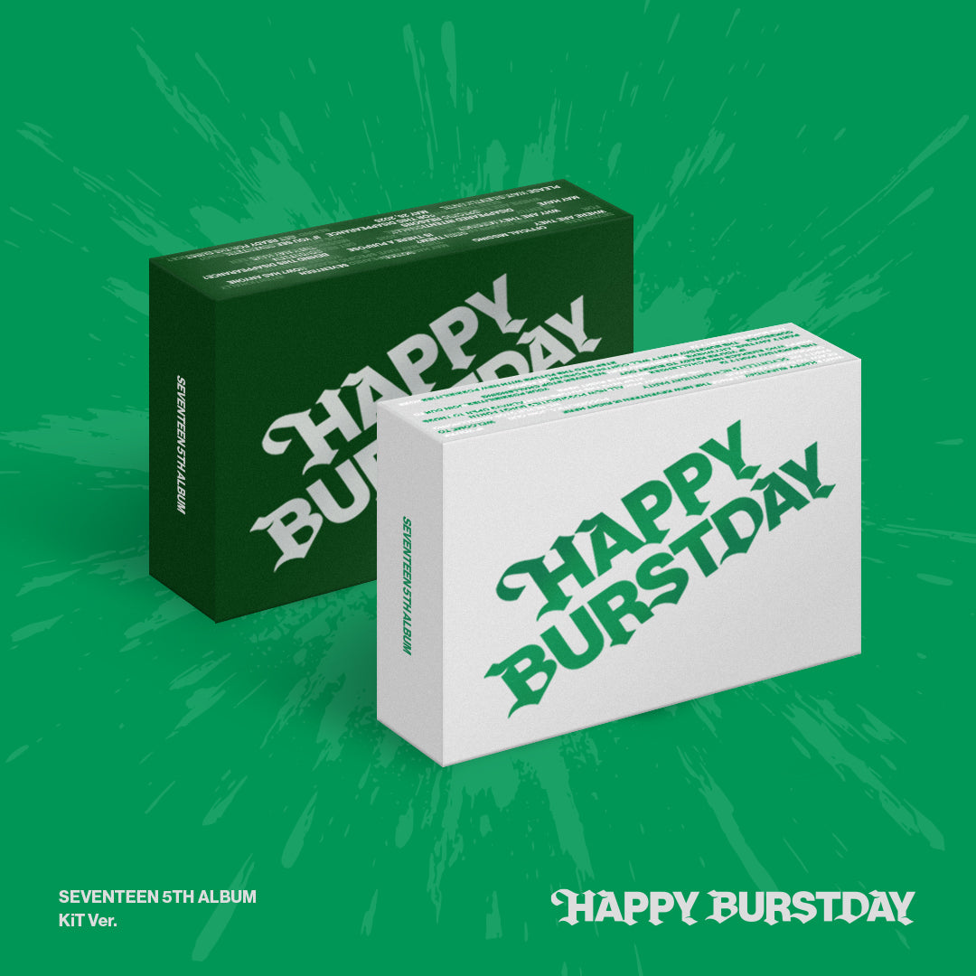 Seventeen - 5th Album ‘happy Burstday’ (kit Ver.) (2 Types Random)