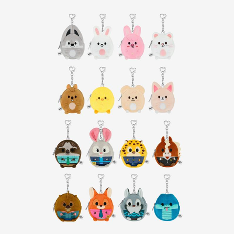 Skzoo X Zootopia2 Pop-up Store Official Merch (plush COIN Pouch) (leebit)