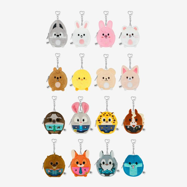 Skzoo X Zootopia2 Pop-up Store Official Merch (plush COIN Pouch) (bbokari)