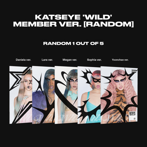 Katseye - [wild] (member Ver.) (5 Types Random)