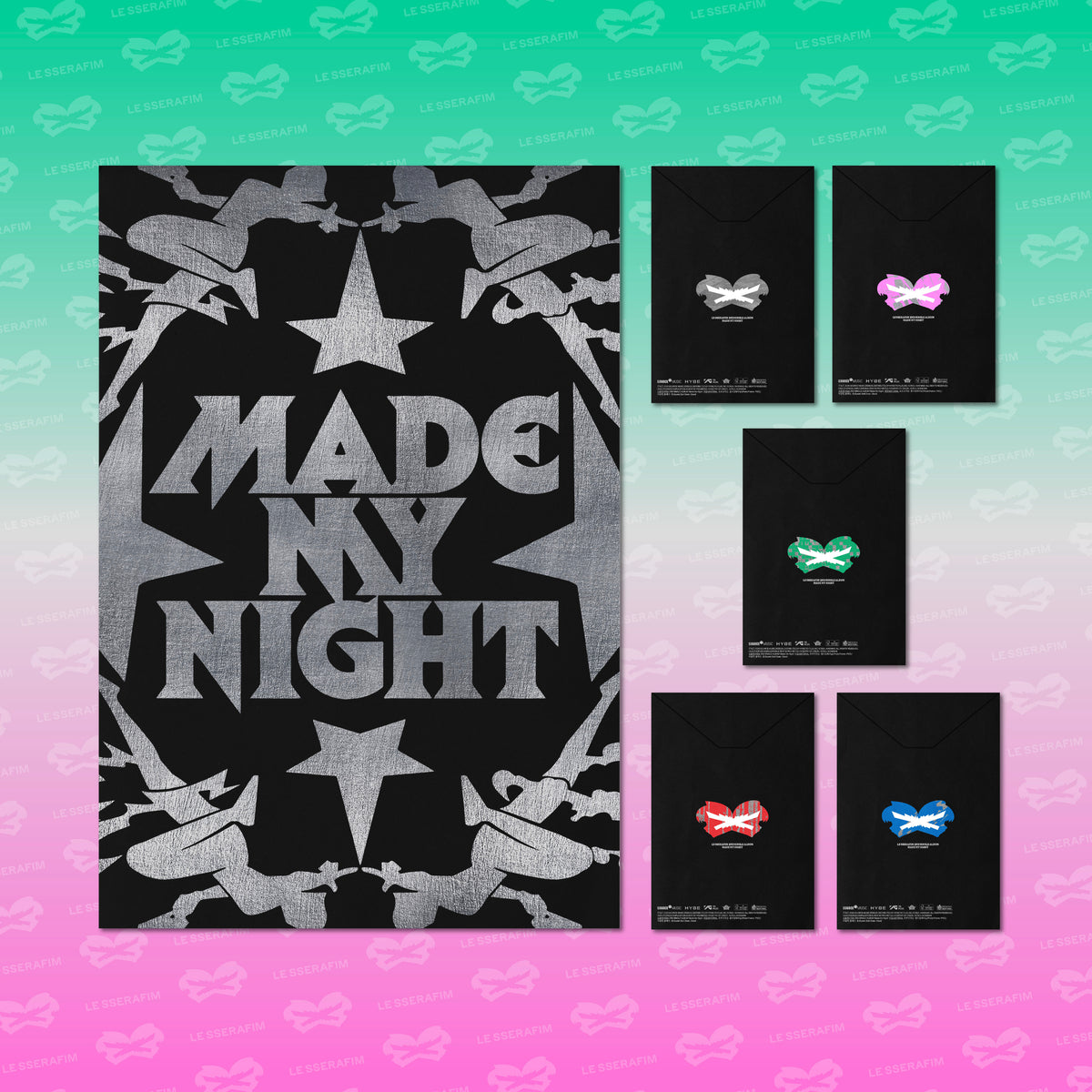 LE Sserafim 2nd Single Album 'made My Night' (compact Ver.) (5 Types Random)