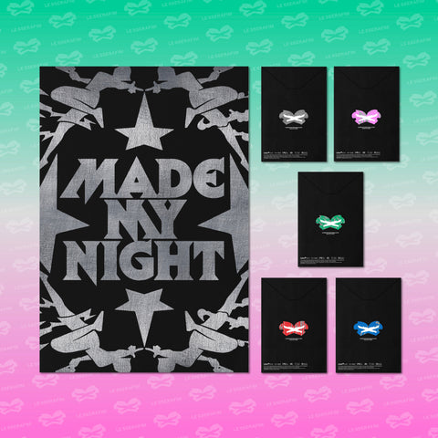 LE Sserafim 2nd Single Album 'made My Night' (compact Ver.) (5 Types Random)