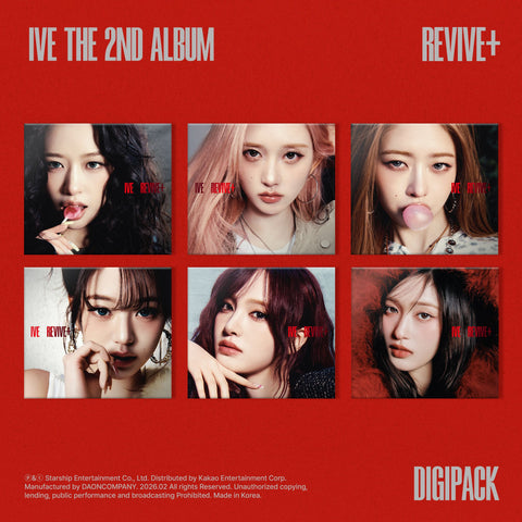 IVE - THE 2ND Album [revive+] (digipack Ver.) (limited Ver.) (6 Types Random)