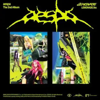 Aespa - 2nd Full Album [lemonade] (lemonade Ver.) (2 Types Random)