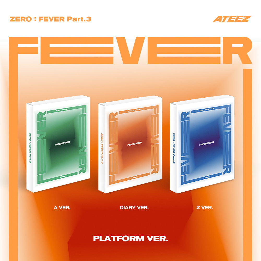 Ateez - [zero : Fever Part.3] (platform Ver.) (3 Types Random)