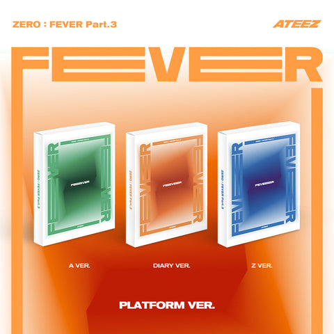 Ateez - [zero : Fever Part.3] (platform Ver.) (3 Types Random)