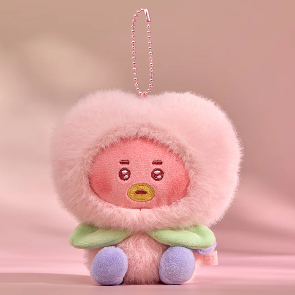 BT21 - [peach Holic] Plush Keyring (tata)