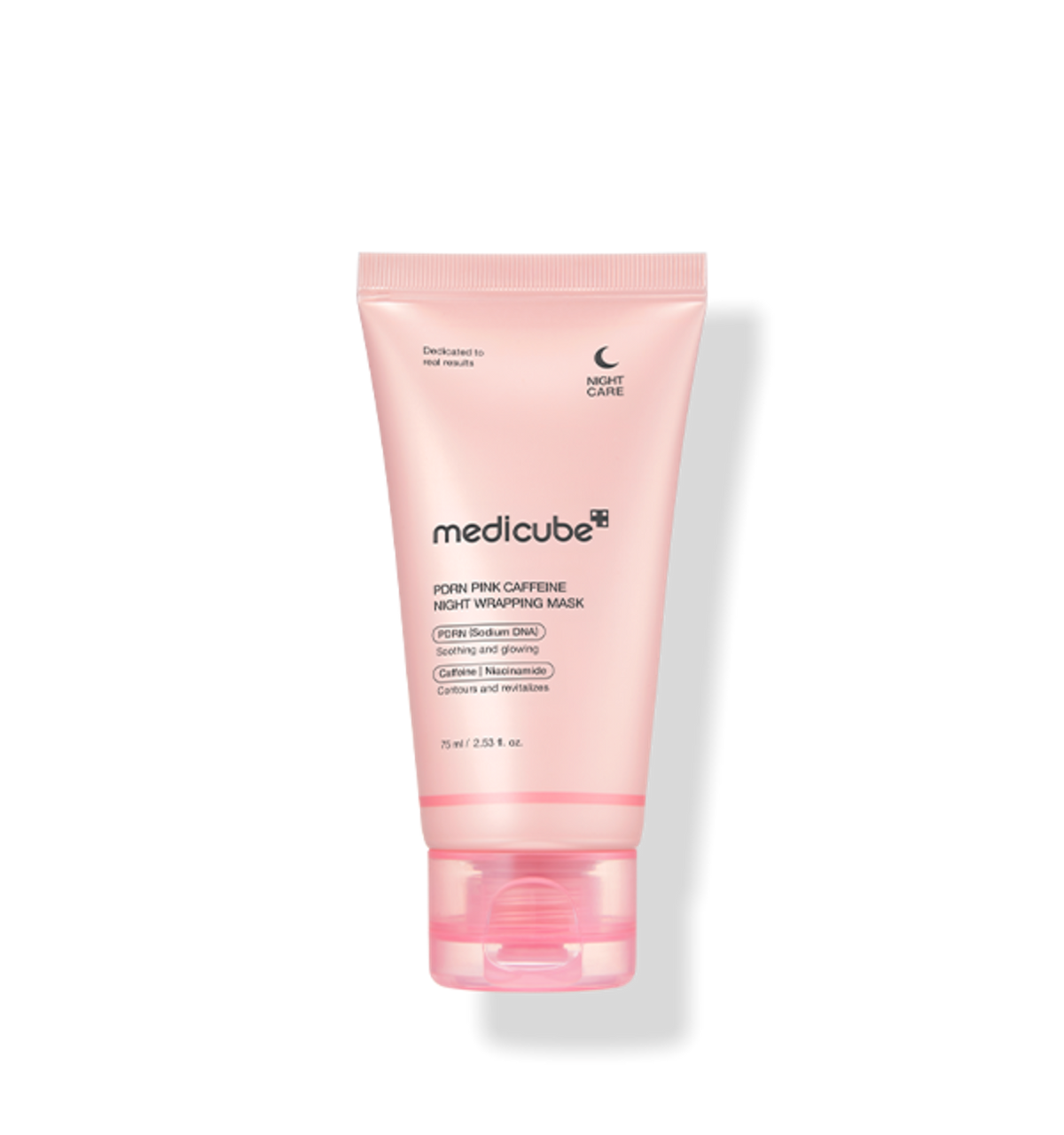Medicube EU PDRN PINK CAFFEINE NIGHT WRAPPING MASK 75ML