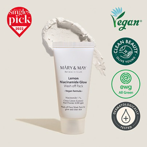 Lemon Niacinamide Glow Wash Off Pack