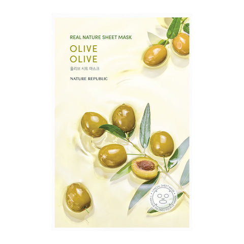 REAL Nature Sheet MASK Olive