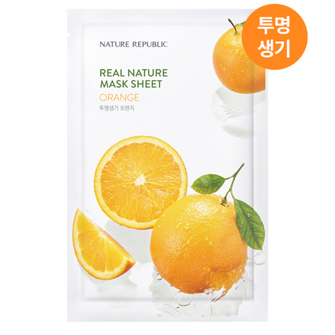 Real Nature Mask Sheet - Orange