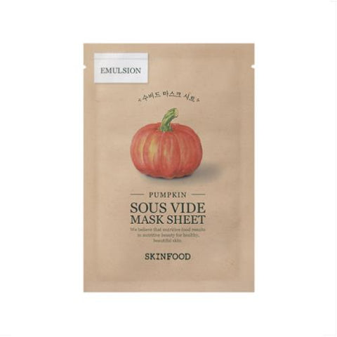 Sous Vide Mask sheet Pumpkin