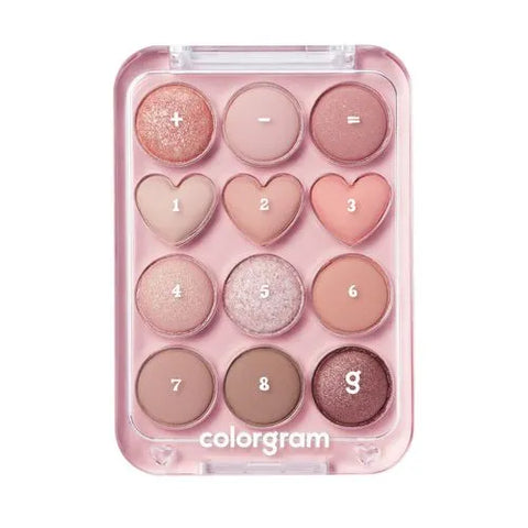 Pin Point Eyeshadow Palette #01 Peach + Coral