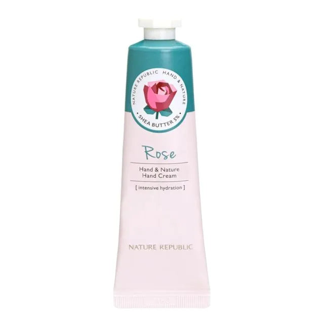 HAND & Nature Blooming ROSE HAND Cream