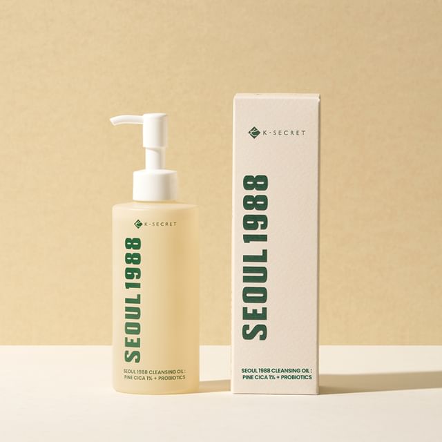 K-secret - Seoul 1988 Cleansing Oil: Pine Cica 1% + Probiotics