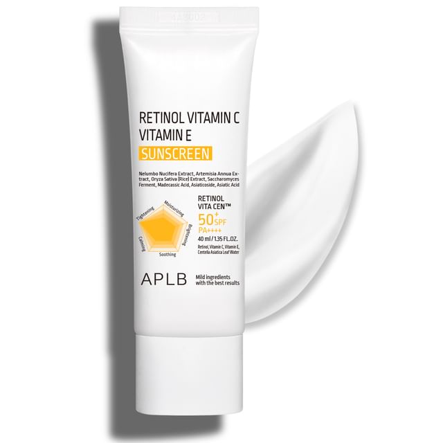 RETINOL VITAMIN C VITAMIN E SUNSCREEN