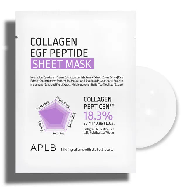 Collagen EGF Peptide Sheet MASK à l'unité