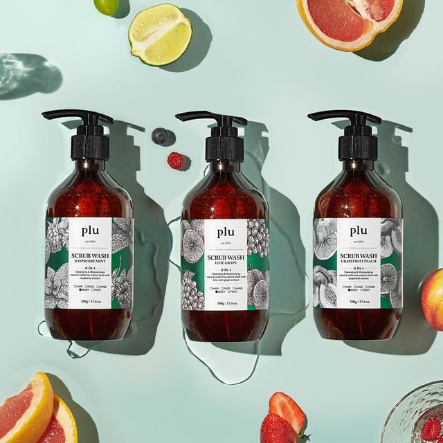 Scrub Wash Raspberry Mint