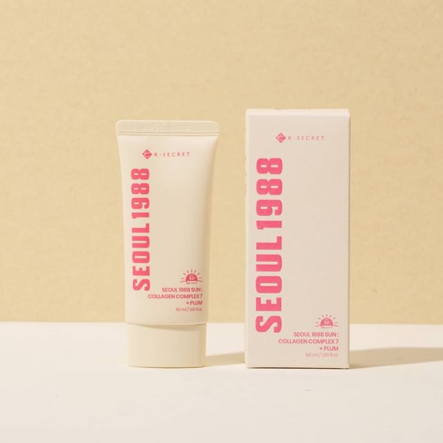 Seoul 1988 Sun : Collagen Complex 7 + Plum Spf50+pa++++
