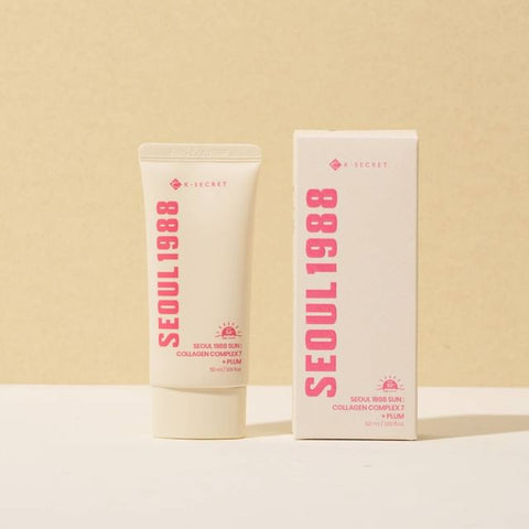 Seoul 1988 Sun : Collagen Complex 7 + Plum Spf50+pa++++