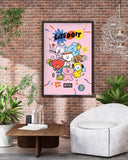 Affiche BT21 des Let's Do It