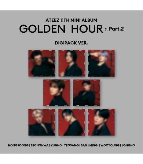 Ateez - 11th Mini Album [golden HOUR : Part.2] (digipack Ver.) (8type Random)