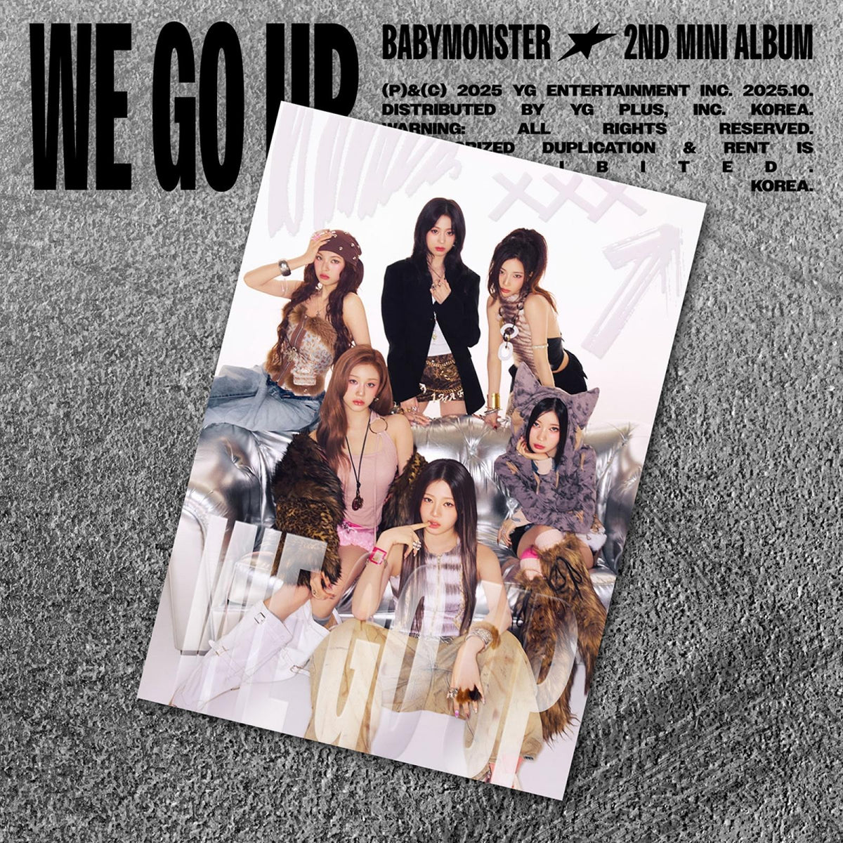 Babymonster - 2nd MINI Album [WE GO UP] (postcard Ver.)