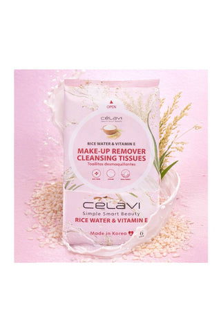 Rice Water + Vitamin E Makeup Wipes