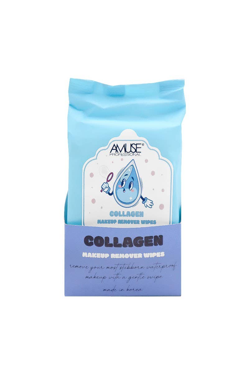 Lingettes démaquillantes au collagène