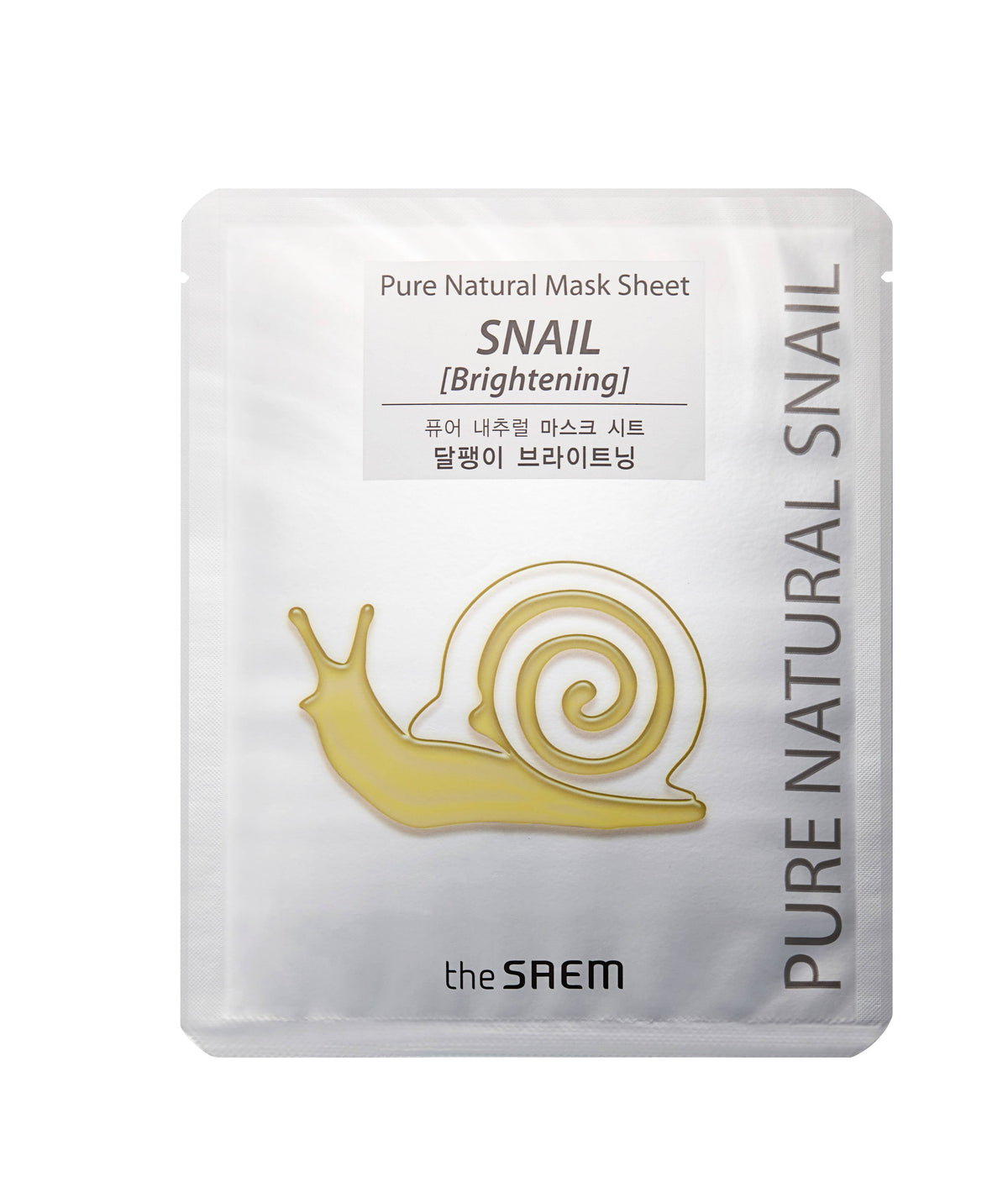 Sheet Mask Éclaircissant Escargot