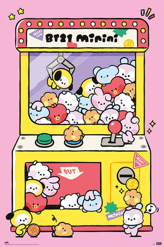 Affiche BT21 de la machine d'arcade