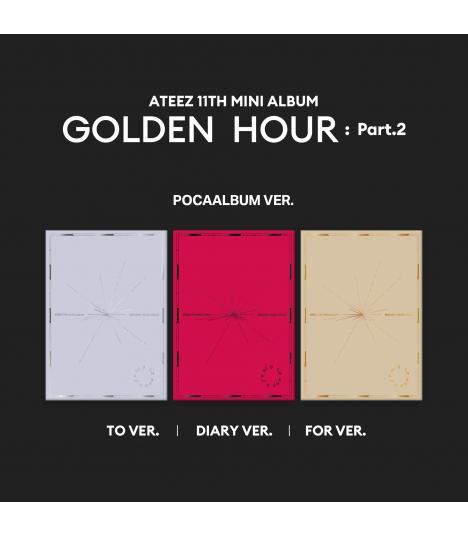 Ateez 11th Mini Album Golden Hour Part2 Poca Ver (3 type Random)