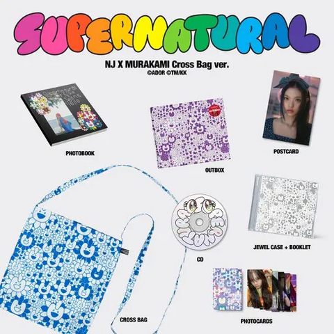 NewJeans Japan Double Single Album Supernatural Cross Bag Version (5 Type Random)