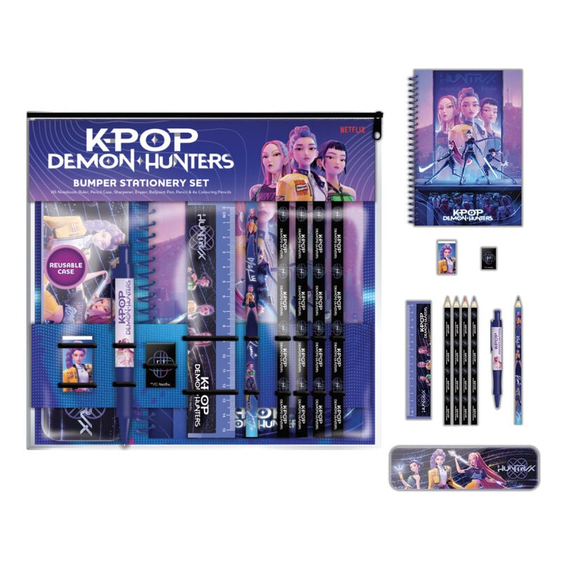 Ensemble de Papeterie Kpop Demon Hunters A5