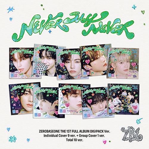 Zerobaseone - THE 1ST FULL Album [never SAY Never] (digipack Ver.) (10 Types Random)